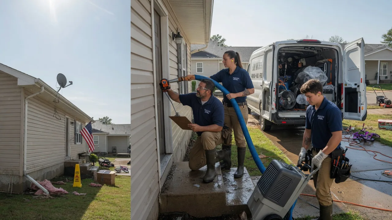 Ceiling Water Damage Restoration in Pennsboro, WV near me